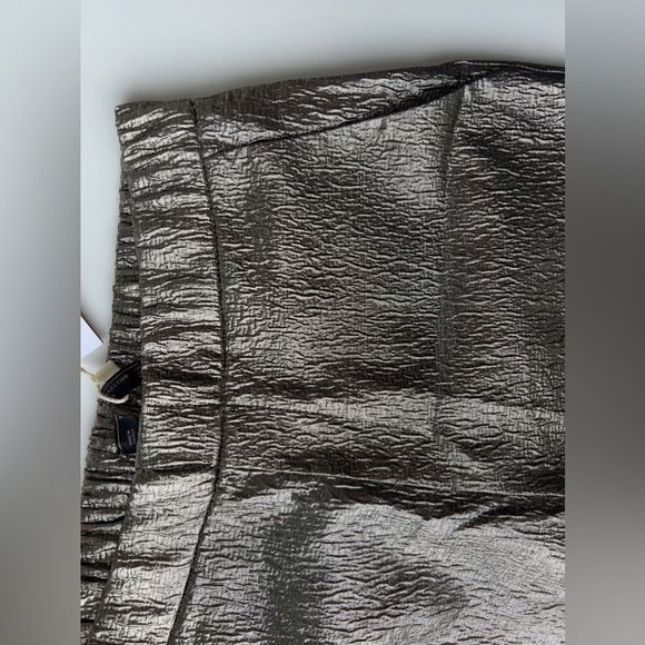 ZARA Shiny Gold/Silver Pants - Picture 4 of 10